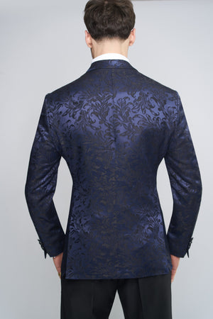 Ashton Blue Jacquard Suit