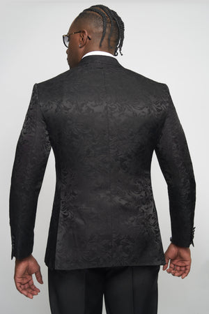 Ashton Black Jacquard Suit